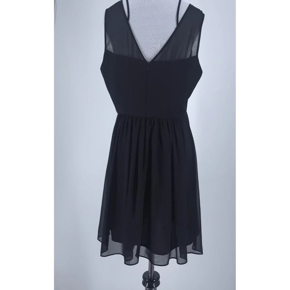 BCBG Womens Dress Sheer‎ Sz 8 Sleeveless Romantic Soft Dainty Soft Girl